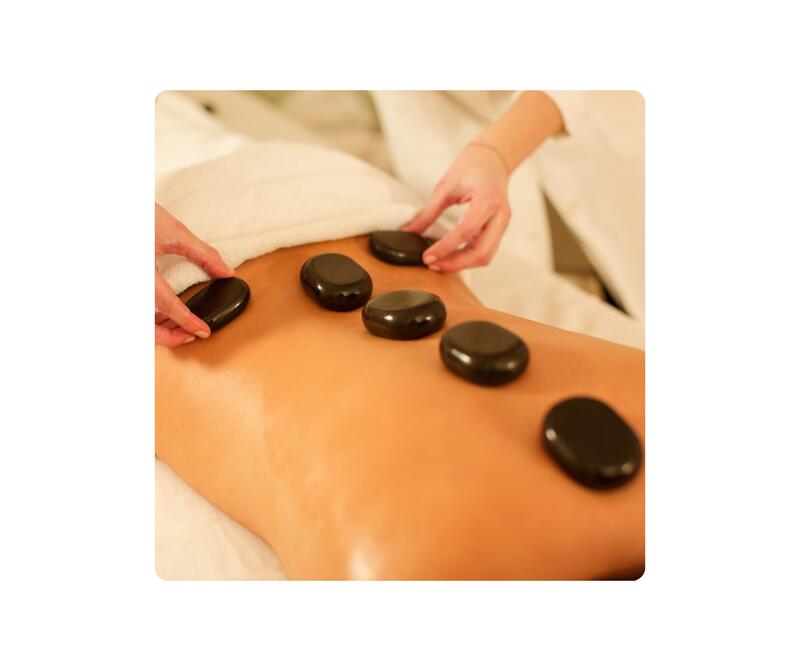 Hot Stone Back Neck and Shoulder Massage in Llandudno
