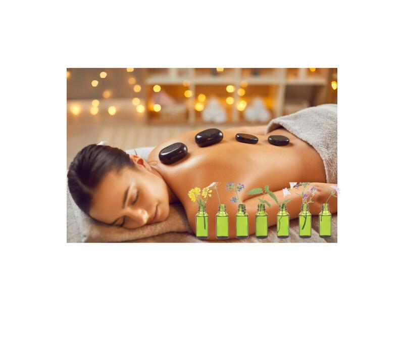 Hot Stone Aromatherapy Back, Neck & Shoulder Massage