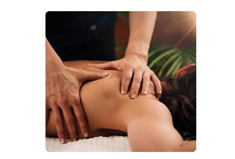 Deep tissue massage in Llandudno focused on relieving muscular tension through targeted pressure techniques.