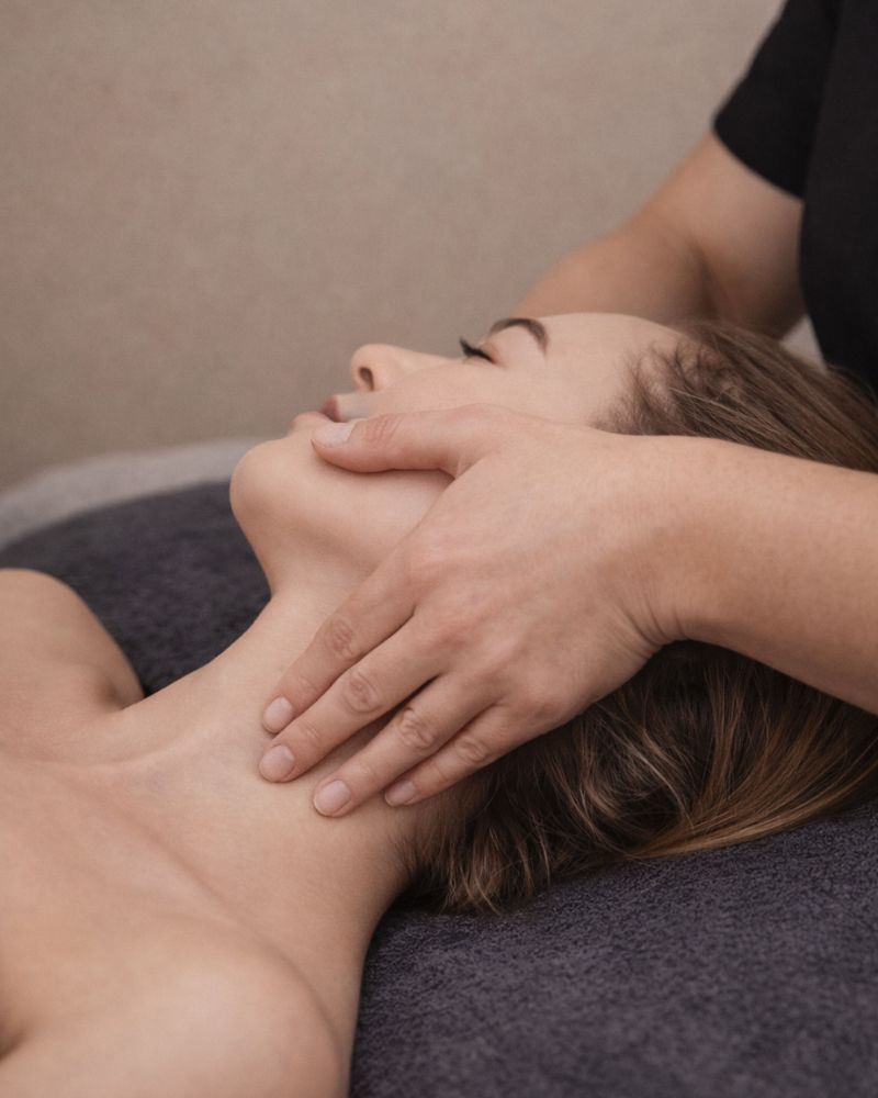 Lymphatic drainage massage in Llandudno at HUSH Therapies using light rhythmic techniques