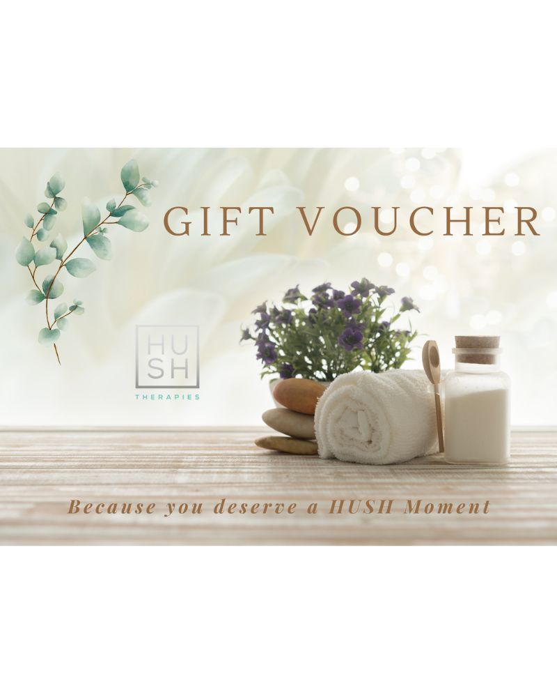 Massage gift vouchers in Llandudno from HUSH Therapies available as a chosen amount
