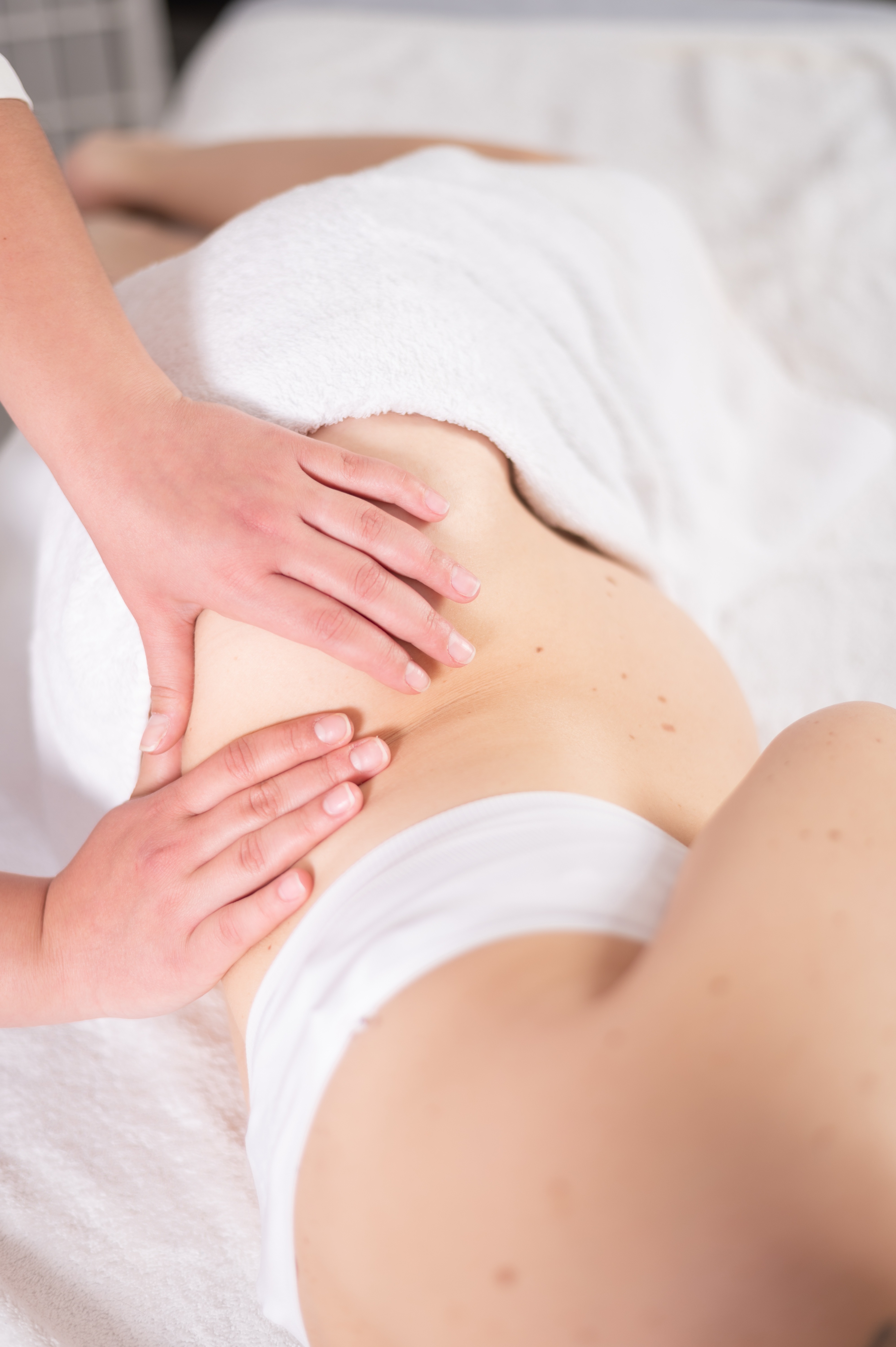 Pregnancy full body massage in Llandudno at HUSH Therapies with safe positioning and gentle adapted techniques for comfort
